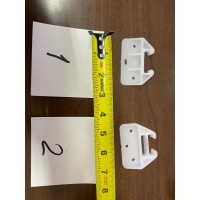 Drawer Slide Backplate Plastic Guide  for wooden slide 1/4