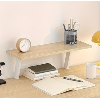 1pc Wooden Floating Desk Shelf 