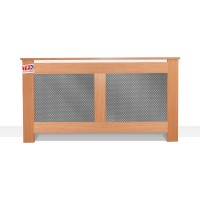 Solid Wood Radiator Cover - Custom Made -Choose  Metal sheet - MD20 W2