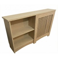 Radiator cover with Storage shelving MDF Unfinished MD99, Choose Sizes
