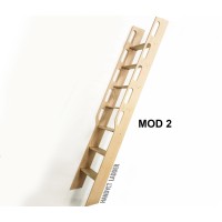 Wood Ladder, Library Ladder, Furniture Ladder ,Unassembled, Maple Oak Pine MD2