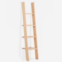 Wood Ladder Bookcase, Unassembled and Unfinished Choose Sizes, and Material. Hardware Included. Model 8