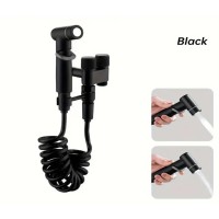 Handheld Bidet Sprayer Set - Bathroom Toilet Parts with Extension Tube, Double Control Angle Valve, and Individual Switch - Self-Cleaning Shower Head for Easy Cleaning and Hygiene