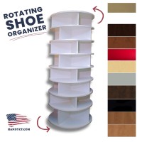 360D Organizer by Lazy Lee Rotating Shoe Rack Tower 