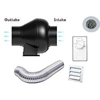 Green Dehumidifier Natuarl Air Cleaner Radon Remover for Basement Sunrooms Croll Spaces Garages and Green Houses , No water to remove, No maintanance required.Choose Your Size.